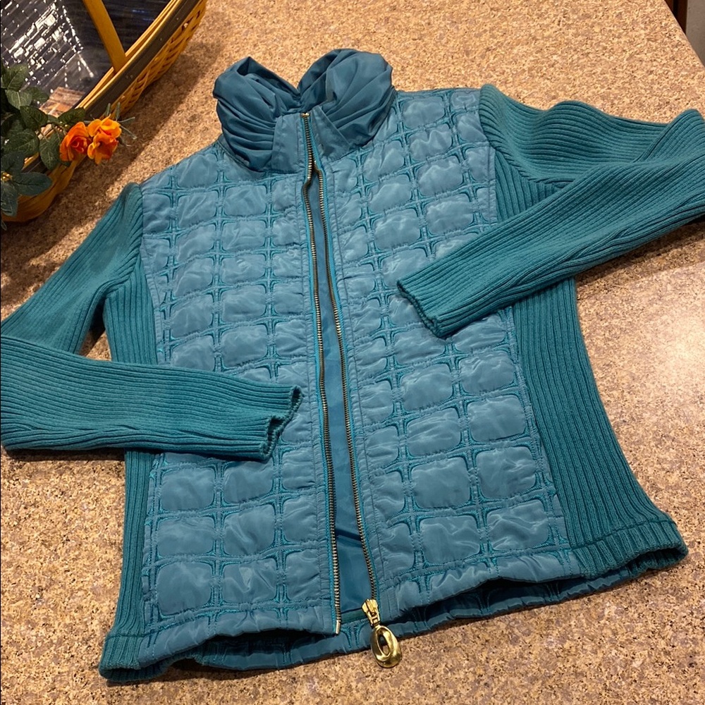 Flair Jacket Small Teal?